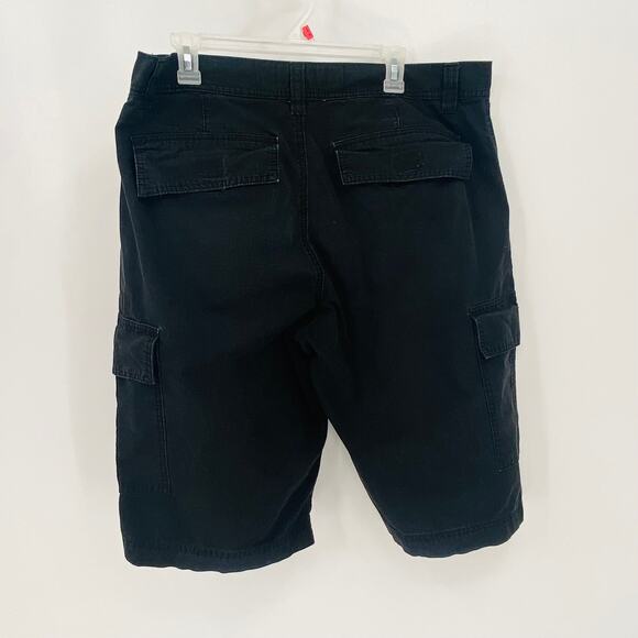Avirex Mens Black Cargo Shorts - Picture 5 of 6